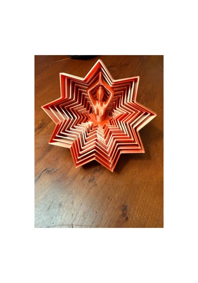 Balerin Kadın Stres Çarklı Fidget Oyuncak, Spiral Fidget - Renk Değişebilir