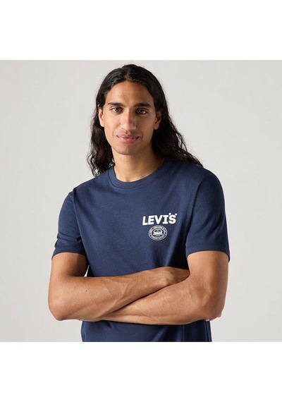 Levi's Graphic Crewneck Erkek Lacivert Yuvarlak Yaka Tişört A2823-0290-4789 Blues
