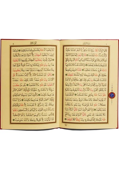 Kuranı Kerim - 30 Cüz Kuran - Rahle Boy - Bilgisayar Hatlı - Yeşi