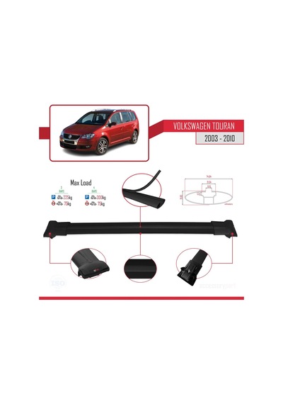 Volkswagen Touran 1t Pre-facelift 2003-2010 Arası İle Uyumlu Fl