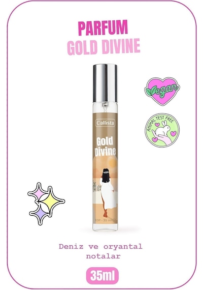 Callista Gold Divine Edp Oryantal Kadın Parfüm - 35 ml