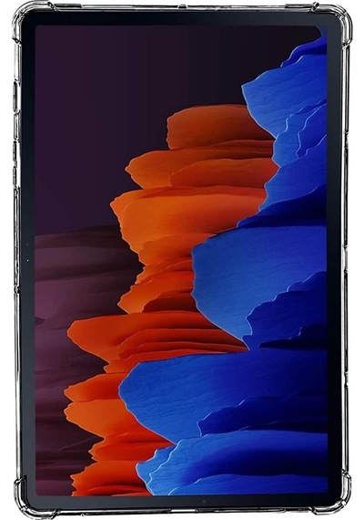 Samsung Uyumlu Galaxy Tab S7 Fe Lte T730 T735 T737 Kılıf Darbelere Dayanıklı Şeffaf Kapak
