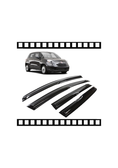 Fiat 500L Mügen Cam Rüzgarlığı 2012-2018 Arası 4 Lü N11.23980