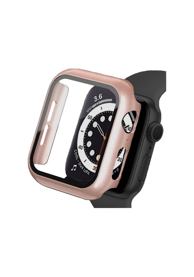 BİNANO Apple Uyumlu  Watch 8 41MM SENSE KASA VE EKRAN KORUYUCU ROSE GOLD