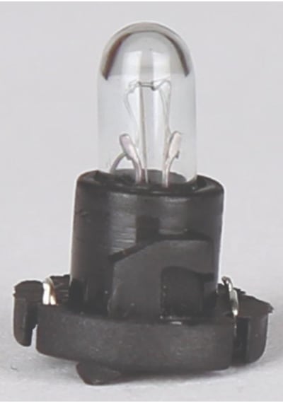 Wolfram 12 Volt 1.2 Watt Siyah T5 Duylu Gösterge Ve Panel Ampulü - 10 Adet