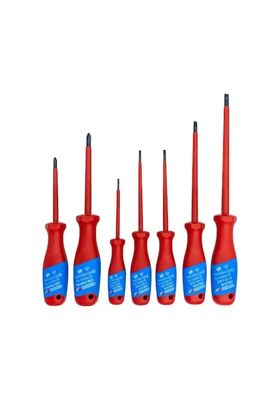 Gedore Magic Vde 1000v Düz Yıldız İzoleli Tornavida Takımı 7 Parça