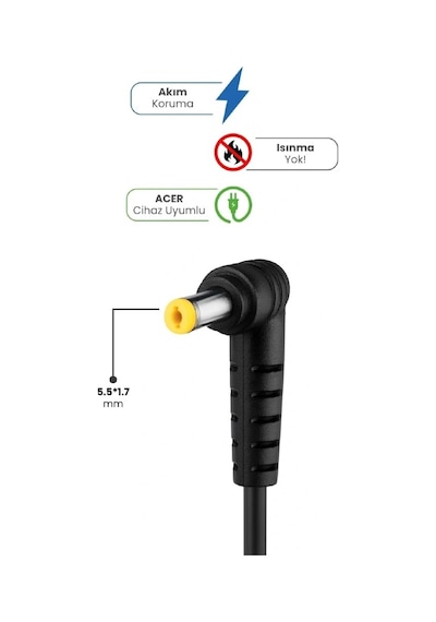 Sprange Sr-l9 19v 4.74a 5.5 1.7mm 90w Acer İçin Laptop Adaptör