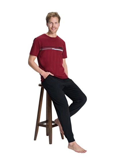 Over Sleep By Poleren Over Sleep 2332 Erkek Likralı Süprem Yazlık Takım S-m-l-xl Koyu Bordo Over Sleep By Poleren Over Sleep 2332 Erkek Likralı Süprem Yazlık Takım S-m-l-xl Koyu Bordo