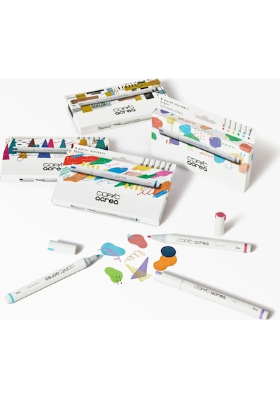 Acrea Paint Marker Her Yüzeye Yazan Çizim Kalemi Snow White