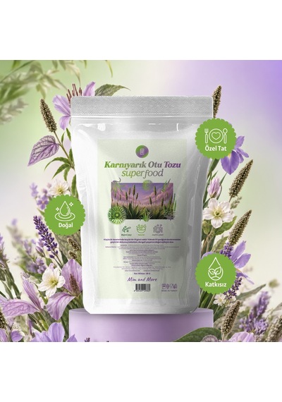 Doğal Karnıyarık Otu Tozu %100 Saf Psyllium Powder 50 G