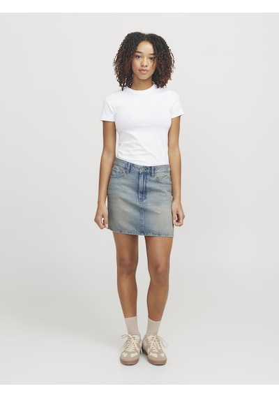 Jack & Jones Kadın Denim Etek - Laura - 12267287 Light Blue Denim
