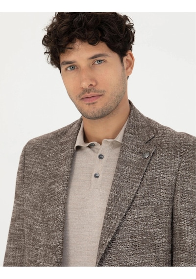 Pierre Cardin Kahverengi Slim Fit Ceket G021gl002.000.1767841.vr029 Kahverengi