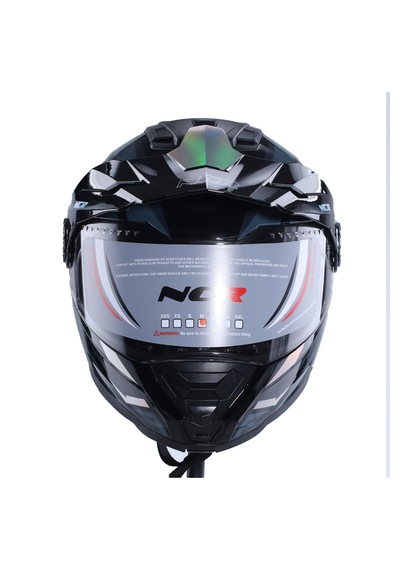 Ncr X-Cross Çene Açılır  Ece-22.06 Kask Mavi Gri