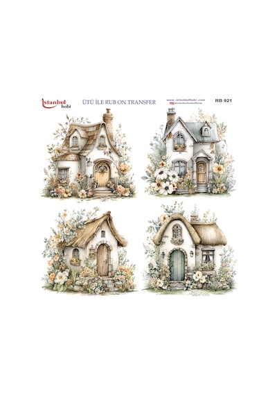 Ütü İle Rub On Transfer Kağıdı 30x30cm Rb-921