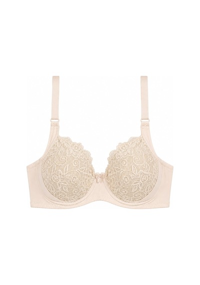Cottonill Bra - Elora Ten Büyük Beden Dantelli Balenli Minimizer Ayarlanabilir Askılı Kadın Sütyen