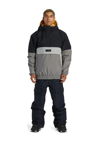 Dc Nexus Reversible Anorak Erkek Siyah Snowboard Ceketi Erkek Snowboard Ceketi Adytj03066