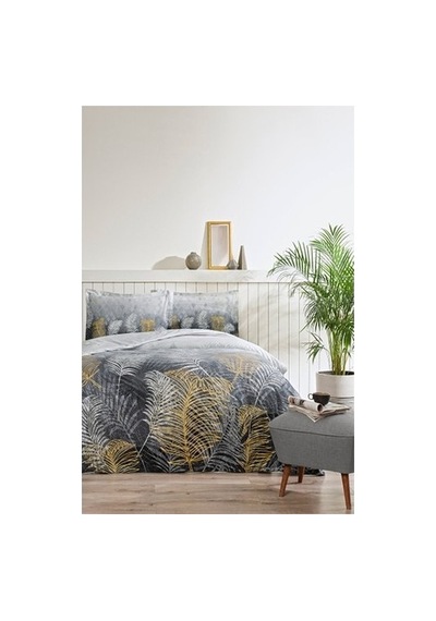 Özdilek Golden Palm Tek Kişilik Nevresim Takımı Gri
