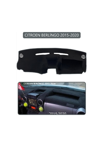 Cıtroen Berlingo 2015-2020torpido Koruma Halısı Gri Kenar