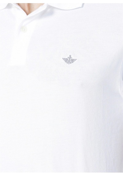 Dockers Erkek Minimalist Polo Yaka Kısa Kol T-shirt - Günlük Kullanım Beyaz