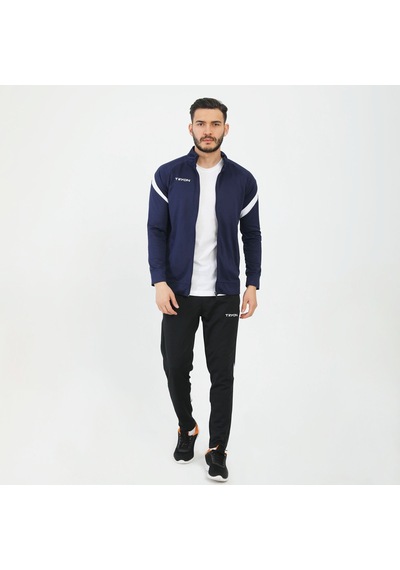 Tryon Lacivert - Beyaz Erkek Futbol Kamp Sweat Kamp Eşofman Evo P 001