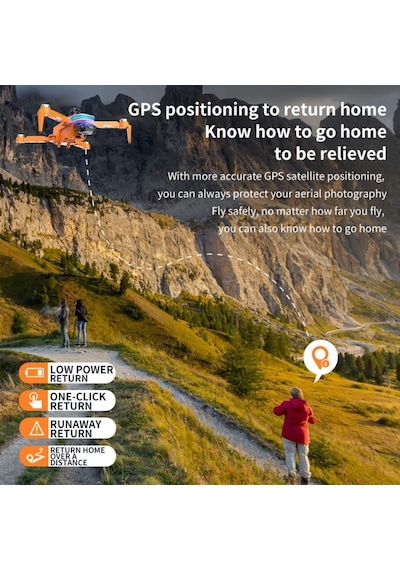 M104 Drone,fırçasız Motorlu, Engel Aşabilen,uzun Aydınlatmalı,brushless Motorlu 4k Akıllı Drone-1477