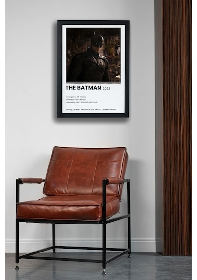 The Batman Dizi-film Siyah Çerçeveli Tablo Poster