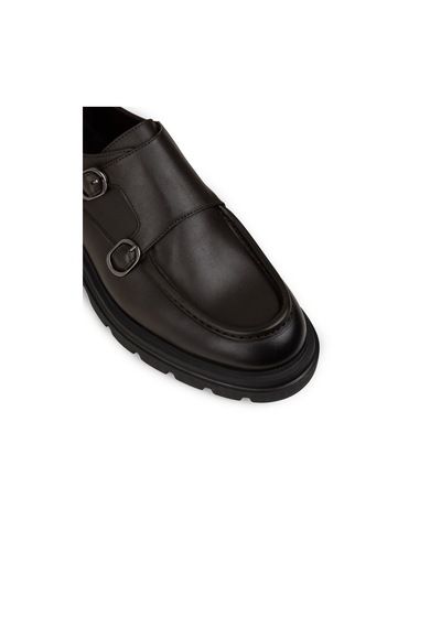 Deery Erkek Hakiki Deri Haki Çift Tokalı Günlük Ayakkabı - 02008mhake01 Haki