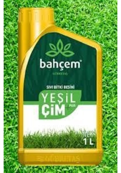 Gübretaş Bahçem Yeşil Çim Plus Sıvı Bitki Besini 1Lt