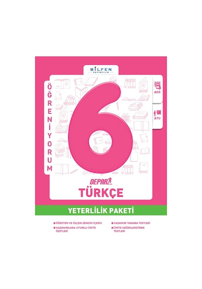 Bilfen Yayınları 6.Sınıf Türkçe Depar Yeterlilik Paketi