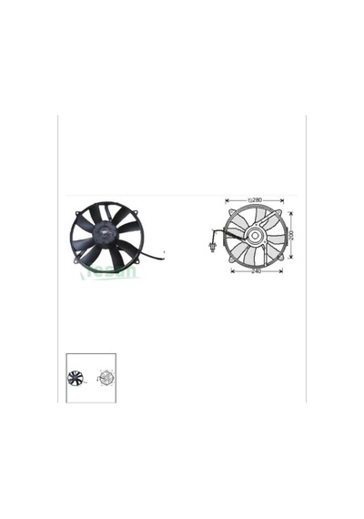 Mercedes W210 Tekli 1995-2003 Fan Motoru