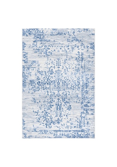 Kartela Halı Siro Halı Kaymaz Taban Makinede Yıkanabilir Halı Mavi - 100 X 150 Cm