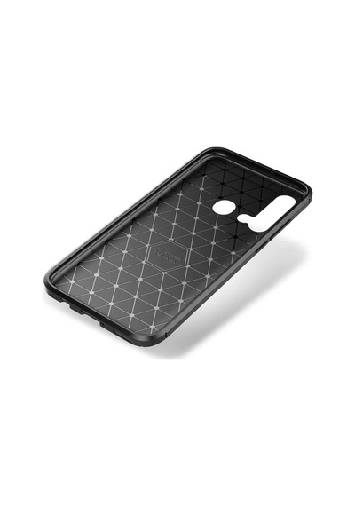 Huawei P20 Lite 2019 Kılıf Karbon Tasarım Negro Silikon Kapak