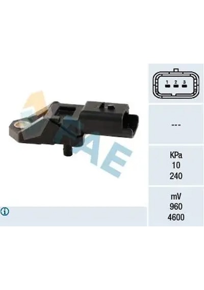 Ford Fiesta 6 Map Sensoru 1.4 Tdci 2009-2012 Fae 15027