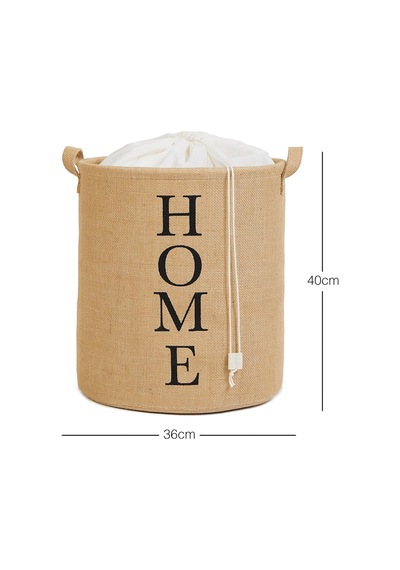 Ocean Home Textile Home Jüt Çamaşır Sepeti 36 X 40 Cm Diğer