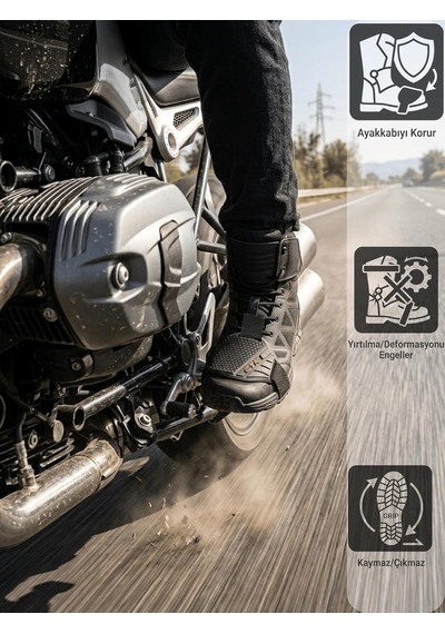 Kauçuk Vites Pedi Vites Değiştirme Pedi Motosiklet Ayakkabı Bot Koruyucu Koruma Pedi Siyah Renk