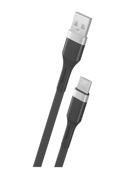 Teknonet TN-DC01 Plastik Micro Şarj Ve Data Kablosu 100 CM Siyah