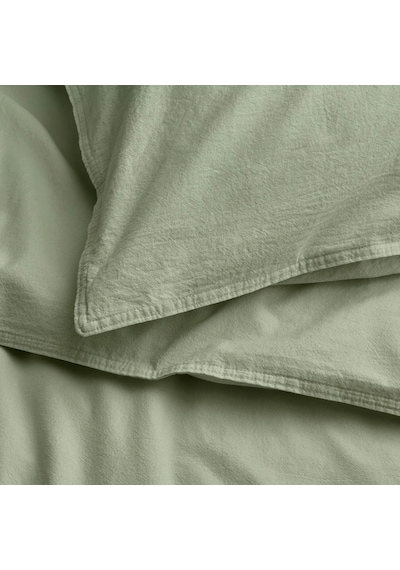 Ikea Angslılja Çift Kişilik Nevresim Takımı 220 X 240 Cm Koyu Yeşil