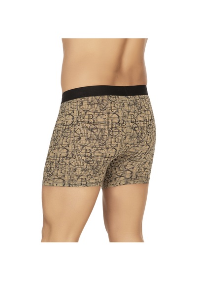 Özkan Underwear Özkan 11111 5'li Paket Erkek Pamuklu Karışık Desenli Likralı Penye Boxer DESENLİ
