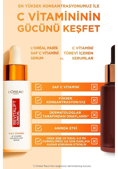 Revitalift Clinical %12 Saf C Vitamini Aydınlatıcı Serum
