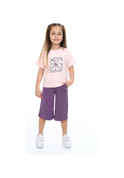 Toontoy Kids Toontoy Kız Çocuk Daisy Yazılı Çiçek Baskılı Kaprili Takım Pudra Toontoy Kids Toontoy Kız Çocuk Daisy Yazılı Çiçek Baskılı Kaprili Takım Pudra