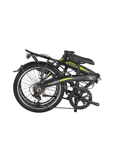 Ümit 2036 Foldıng Katlanır Bisiklet V 20 Jant 6 Vites Black Lıme Çok Renkli
