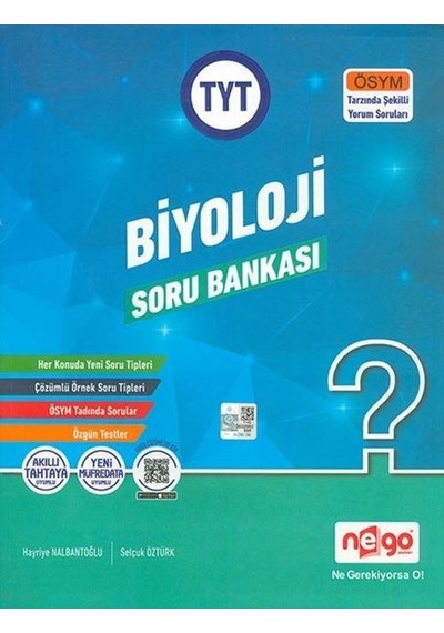 Tyt Biyoloji Soru Bankası Nego  Yayınları