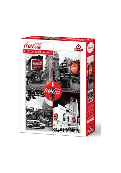 Siyah Beyaz&apos In Kırmızılığı, Cola-cola-1000 Parça Puzzle