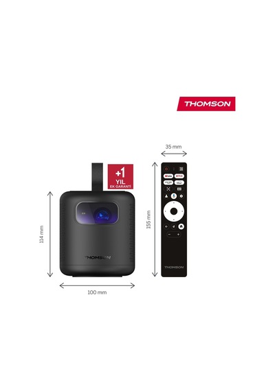 Thomson Vega Pg35b Google Tv 4k Akıllı Projeksiyon Cihazı