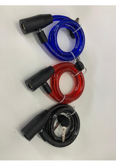 Knt 12 Mm 80 Cm Anahtarlı Kilit 3 Farklı Renk Seçenekli 001