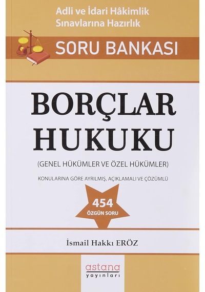 Borçlar Hukuku - Adli Ve İdari Hakimlik Sınavı Soru Bankası