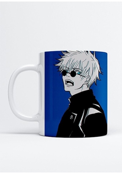 Jujutsu Kaisen Anime Baskılı Kupa Bardak Beyaz