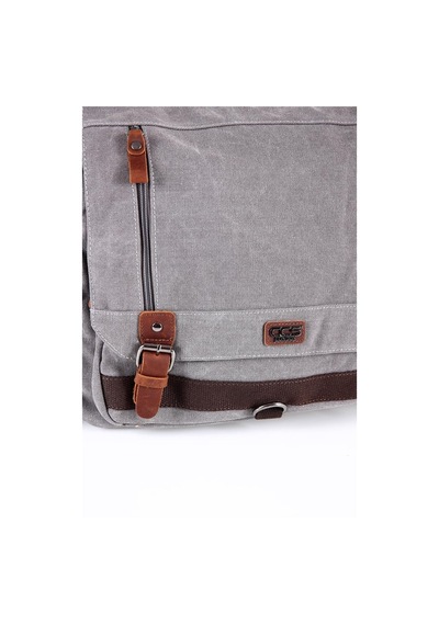Ççs London 31466 Omuz Askılı Evrak Çantası Grey Grey Gri