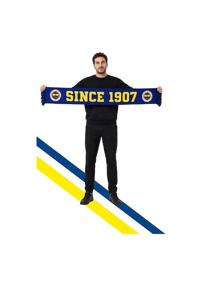 Fenerium Fenerbahçe Sarı Lacivert Since 1907 Unisex Dokuma Atkı Uv Kutu Hediyeli
