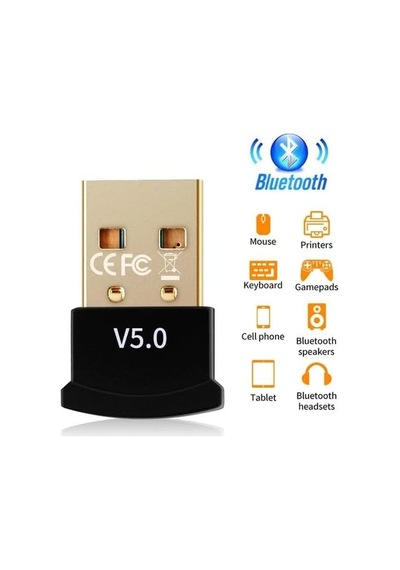 Al-bl05 Bluetooth V5.0 Usb Doungle Bluetooth Kablosuz Adaptör Pc İçindir Tak Çalıştır. Win 7/8/10/11 Uyumlu